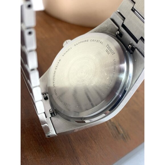 Tissot PRX Men's Watch Swiss Quartz 40mm Blue Dial Silver Steel T1374101104100 - Picture 6 of 14